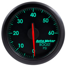 Cargar imagen en el visor de la galería, Autometer Airdrive 2-1/6in Boost Gauge 0-60 PSI - Black