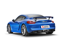 Load image into Gallery viewer, Akrapovic 16-16 Porsche Boxster Spyder / Cayman GT4 (981) Slip-On Line (Titanium) w/ Titanium Tips