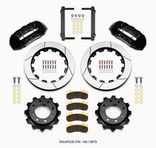 Cargar imagen en el visor de la galería, Wilwood TX6R Rear Kit 16.00in Black 1999-2010 GM Trk 2500 HD 4.84 Cntr