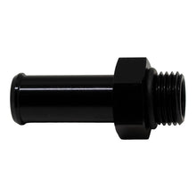 Cargar imagen en el visor de la galería, DeatschWerks 6AN ORB Male to 1/2in Male Barb Fitting (Incl O-Ring) - Anodized Matte Black