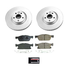 Cargar imagen en el visor de la galería, Power Stop 17-20 Lincoln Continental Front Z17 Coated Brake Kit