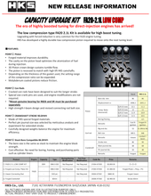 Cargar imagen en el visor de la galería, HKS PISTON KIT FA20 2.1L LOW COMP