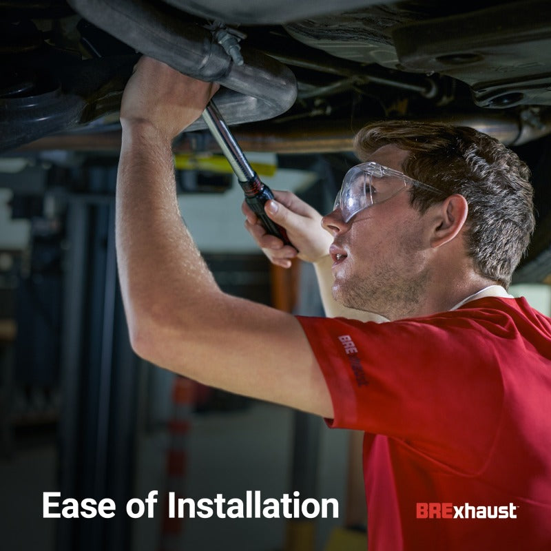 BRE Exhaust 01-05 Civic 1.7L Muffler Kit