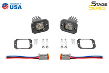 Cargar imagen en el visor de la galería, Diode Dynamics Stage Series C1 LED Pod Sport - White Flood Flush RBL (Pair)