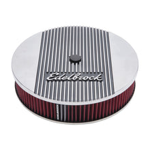 Cargar imagen en el visor de la galería, Edelbrock Air Cleaner Elite II 14In Diameter w/ 3In Element Standard Height Polished