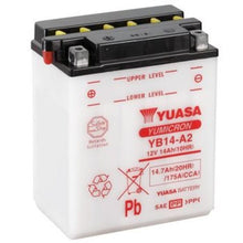 Cargar imagen en el visor de la galería, Yuasa YB14L-A2 Yumicron CX 12-Volt Battery