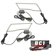 Cargar imagen en el visor de la galería, Oracle 09-18 Dodge Ram Switchback Quad Headlight Halo Kit - RGB+A + w/ BC1 Controller