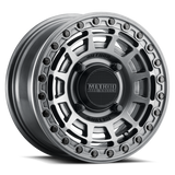 Method MR415 Beadlock 15x7 / 5+2/38mm Offset / 5x4.5 / 76 CB Graphite Wheel - Gloss Graphite Ring