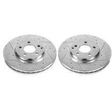 Cargar imagen en el visor de la galería, Power Stop 04-05 Mercedes-Benz E320 Front Evolution Drilled &amp; Slotted Rotors - Pair