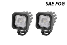 Cargar imagen en el visor de la galería, Diode Dynamics Stage Series C1 LED Pod - White SAE Fog Standard ABL (Pair)