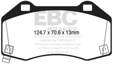 Cargar imagen en el visor de la galería, EBC 2017+ Fiat 124 Spider 1.4L Turbo Abarth Redstuff Front Brake Pads