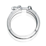 Stainless Works V Band SS T-Bolt Clamp only for 3 1/2in tubing only