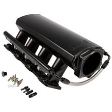 Cargar imagen en el visor de la galería, FAST Intake Manifold, Rhs Sheet Met Al, Ls Cathedral Port, Black W/ Fuel Rail Kit