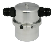 Cargar imagen en el visor de la galería, Moroso Universal Air/Oil Separator Catch Can -12An Inlet/Outlet - Billet Aluminum