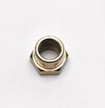 Load image into Gallery viewer, Wilwood 3/8-24 Clevis Locking Zinc Type II Gold Hex Nut