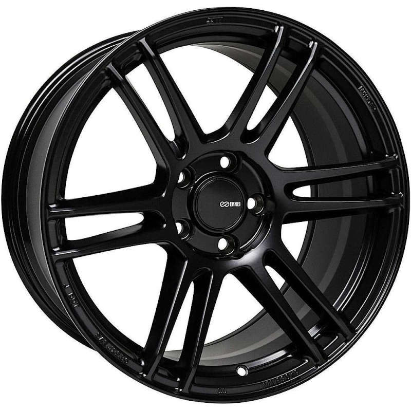 Enkei TSR-6 18x9.5 5x100 45mm Offset 72.6mm Bore Matte Black Wheel