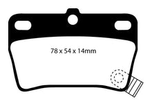 Load image into Gallery viewer, EBC 03-05 Toyota RAV 4 2.4 Greenstuff Rear Brake Pads