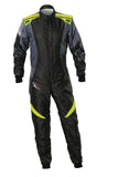 OMP KS-2X ART SUIT FIA 8877-2022 - FOR KIDS BLACK / FLUO YELLOW SZ 140