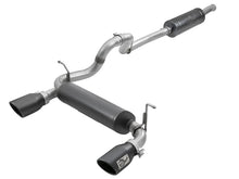 Cargar imagen en el visor de la galería, aFe Rebel Series 2.5in 304 SS Cat-Back Exhaust w/ Black Tips 2018+ Jeep Wrangler (JL) V6 3.6L