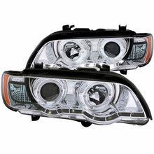 Load image into Gallery viewer, ANZO 2000-2003 BMW X5 Projector Headlights w/ Halo Chrome