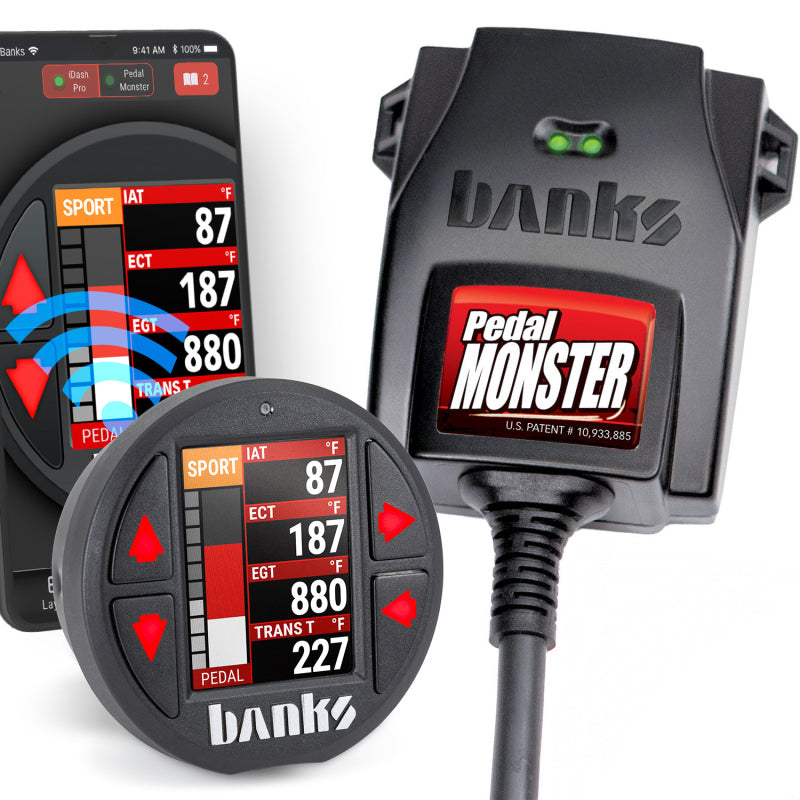 Banks Power Pedal Monster Kit Molex MX64 6 Way w/iDash Pro 07-19 RAM 2500/3500 and 11-20 FORD 6.7L