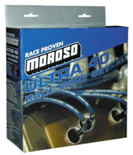 Cargar imagen en el visor de la galería, Moroso Chevrolet Big Block Ignition Wire Set - Ultra 40 - Sleeved - HEI - Crab Cap - 90 Degree - Blk