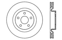 Cargar imagen en el visor de la galería, StopTech 08-09 Pontiac G8 Slotted &amp; Drilled Front Left Rotor