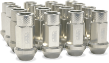 Load image into Gallery viewer, BLOX Racing Street Series Forged Lug Nuts 12x1.25mm Silver Set of 20
