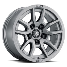 Cargar imagen en el visor de la galería, ICON Vector 5 17x8.5 5x5 -6mm Offset 4.5in BS 71.5mm Bore Titanium Wheel