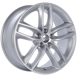 BBS SX 17x7.5 5x108 ET45 Sport Silver Wheel -70mm PFS/Clip Required