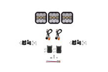 Cargar imagen en el visor de la galería, Diode Dynamics SS5 Pro Universal CrossLink 3-Pod Lightbar - White Combo