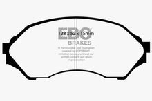 Load image into Gallery viewer, EBC 99-02 Mazda Protege 1.6 Yellowstuff Front Brake Pads