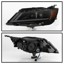 Cargar imagen en el visor de la galería, xTune 14-18 Chevy Impala (Excl Limited) DRL Halogen Proj Headlights - Blk Smk (PRO-JH-CIM15-LB-BSM)