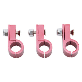 Russell Line Clamp For -8 Tubing Red Anodize (3 Pack)