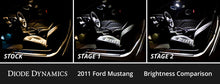 Cargar imagen en el visor de la galería, Diode Dynamics 10-14 d Mustang Interior LED Kit Cool White Stage 1