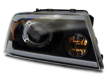 Load image into Gallery viewer, Raxiom 04-08 Ford F-150 Axial Series LED Proj Headlights/Seq LED Bar- Black- Clear Lens