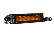 Cargar imagen en el visor de la galería, Diode Dynamics 6 In LED Light Bar Single Row Straight SS6 - Amber Wide Light Bar (Single)
