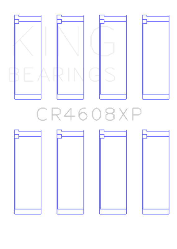 King Engine Bearings Toyota 2Zz-Ge (Size +0.25mm) Connecting Rod Bearing Set