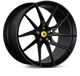 Vossen x Novitec NF8 22x12 / 5x114.3 / ET33 - Satin Black Wheel - (Ferrari 488 / F8 - Rear)
