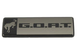 Ford Racing Bronco/Bronco Sport G.O.A.T. Badge - Black/Black