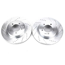 Cargar imagen en el visor de la galería, Power Stop 02-05 Ford Explorer Front Evolution Drilled &amp; Slotted Rotors - Pair