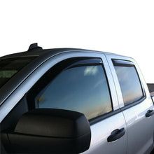Load image into Gallery viewer, Westin 2014-2018 Chevy Silverado 1500 Dbl Cab In-Channel Wind Deflector 4pc - Smoke