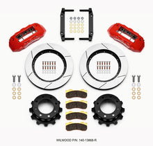 Cargar imagen en el visor de la galería, Wilwood TX6R Rear Kit 15.50in Red 2005-2012 Ford F250/F350 4WD