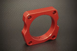 Torque Solution Throttle Body Spacer (Red): Honda Accord V6 2003-2010