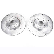 Cargar imagen en el visor de la galería, Power Stop 07-13 Mazda 3 Front Evolution Drilled &amp; Slotted Rotors - Pair