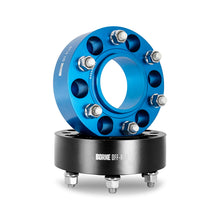 Cargar imagen en el visor de la galería, Mishimoto Borne Off-Road Wheel Spacers - 6x139.7 - 106 - 25mm - M12 - Blue