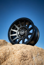 Load image into Gallery viewer, ICON Compression 18x9 5x150 25mm Offset 6in BS 110.1mm Bore Double Black Wheel