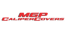 Load image into Gallery viewer, MGP 4 Caliper Covers Engraved Front &amp; Rear MGP Red Finish Silver Char 2019 Chevrolet Blazer