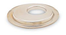 Cargar imagen en el visor de la galería, K&amp;N Metal Base Plate 14in OD 5-1/8in Flange Chrome Finish