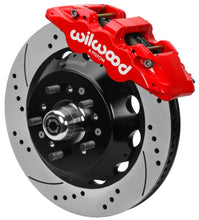 Cargar imagen en el visor de la galería, Wilwood Aero6 Big Brake Front Kit 14.00in D/S Red 67-69 Chevrolet Camaro w/ Wilwood AFX Pro Spindle